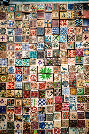 Materials Used in Making Western Vintage Style Thick Rugs